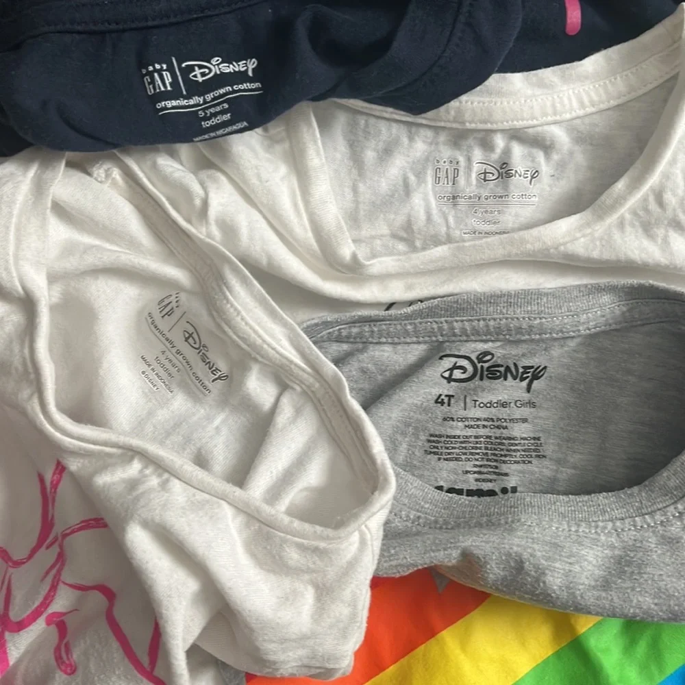 Lot of 3 Gap Disney Minnie Mickey Tee Shirts